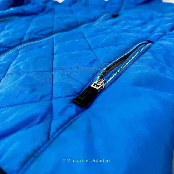 Blue Quilted Lands' End Jacket - Picture 2 of 5